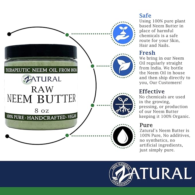 Zatural Neem Butter + Neem Lotion Bundle SAVE OVER 10%