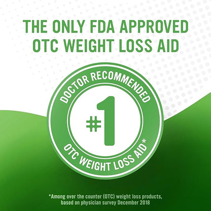 alli Diet Weight Loss Supplement Pills, Orlistat 60mg Capsules, 170 Count