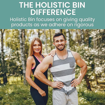 Holistic Bin Wild Harvested Root Ginseng Powder – Brazilian Suma Root Ginseng for Tea & Smoothies – Adaptogen Extract – Non GMO – 50 Grams