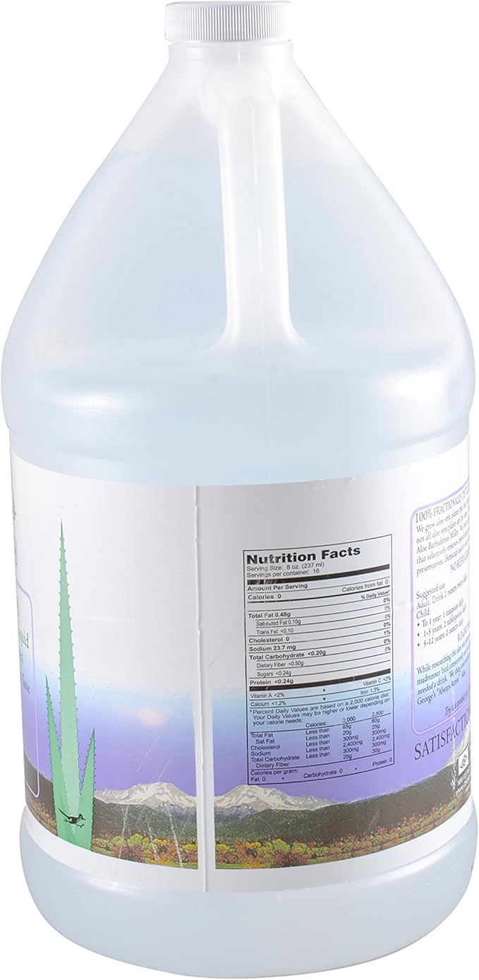 George's Aloe Vera Liquid Supplement, 128 oz