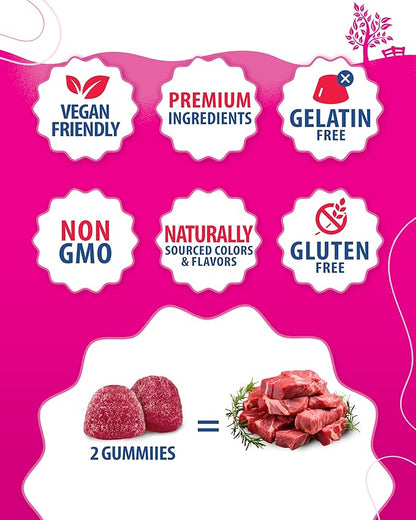 Zinc Gummies for Adults - Zinc Chewable Gummy for Immune Support - Powerful Natural Antioxidant Non-GMO Supplement for Children Men Woman Adults