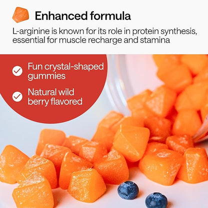 Creatine Monohydrate Gummies 5g with Vitamins B6, B12 - Boost Strength & Recovery with Creatine Chewables - Tasty Creatine for Men Muscle Gain - Creatina Monohidratada en Gomitas - 120 Creatine Gummys