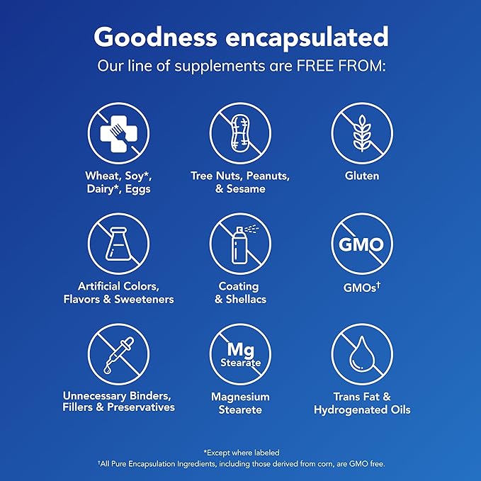 Pure Encapsulations Magnesium (Glycinate) - Supplement to Support Stress Relief, Sleep, Heart Health, Nerves, Muscles, and Metabolism* - with Magnesium Glycinate - 360 Capsules