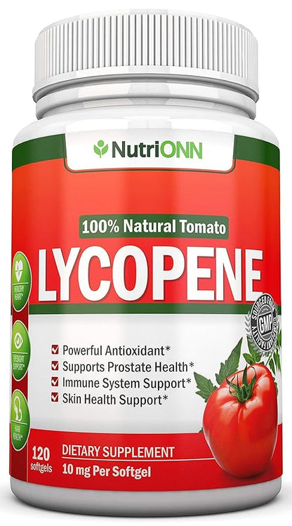 NutriONN Pumpkin Seed Oil Softgels Lycopene Capsules Combo - Targeted Support for Prostate & Urinary Health