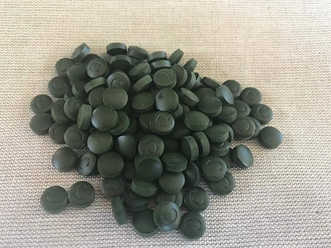 Cryptomonadales. Organic, raw, Spirulina Chlorella 600 Tablets