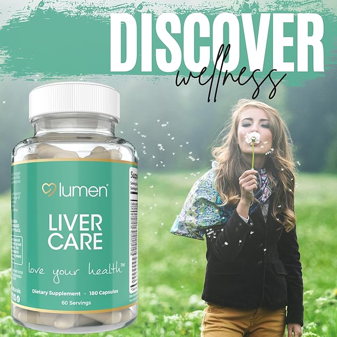 Liver Care for Women – with Milk Thistle, Dandelion, Zinc & Beetroot – Renewal Support Supplement (180 Count (Pack of 1))