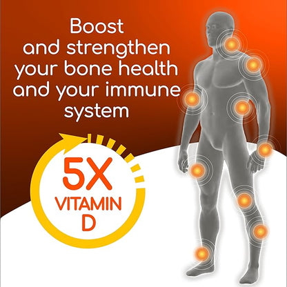 X Ray Dol Triple Action Joint Support Supplement with Glucosamine 1500mg, Chondroitin 800mg, MSM 750mg and 5X Vitamin D for Healthy Joints, Bones & Cartilage - 60 Count per Bottle - 6 Pack