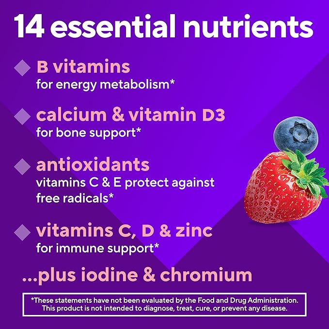 Vitafusion Adult Gummy Vitamins for Women, 120 Count