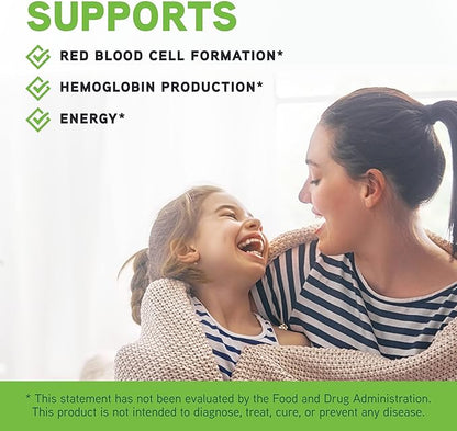 DaVinci Labs Iron Bis-Glycinate - Gentle Iron Supplement for Women & Men - Help Support Hemoglobin Production & Normal Energy Levels with Vitamin C & More* - Vegan - 60 Vegetarian Capsules