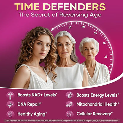 NAD+ Supplement for Women with Urolithin A, Polyphenol Complex, Resveratrol + Kids Calcium Gummies
