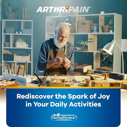 Arthripain – Joint Support Cartilage Repair Supplement – Clinically Tested Joint Juice - Ligament Relief Support – Glucosamine Chondroitin MSM – Swollen Knee Treatment –Sugar-Free – Made in US - 30ct