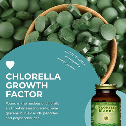 HealthForce SuperFoods Chlorella Manna - Capsule - 150 Vegan Capsules
