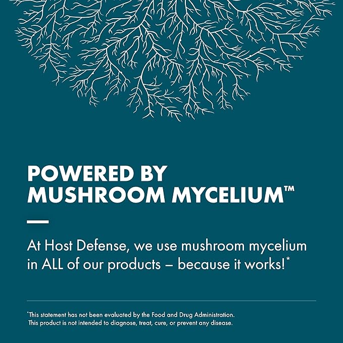 Host Defense CordyChi Powder - Energy & Immune Support Supplement - Cordyceps & Reishi Mushroom Supplement for Relaxation & Respiratory Support - Aids Against Tiredness - 3.5 oz (66 Servings)*