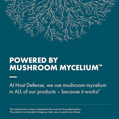 Host Defense CordyChi Powder - Energy & Immune Support Supplement - Cordyceps & Reishi Mushroom Supplement for Relaxation & Respiratory Support - Aids Against Tiredness - 3.5 oz (66 Servings)*