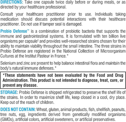 XYMOGEN Probio Defense - Pobiotics for Digestive Health - Daily Probiotic with Lactobacillus Rhamnosus Probiotic - Digestive Nutritional Supplements - Dairy Free Probiotics (84 Capsules)