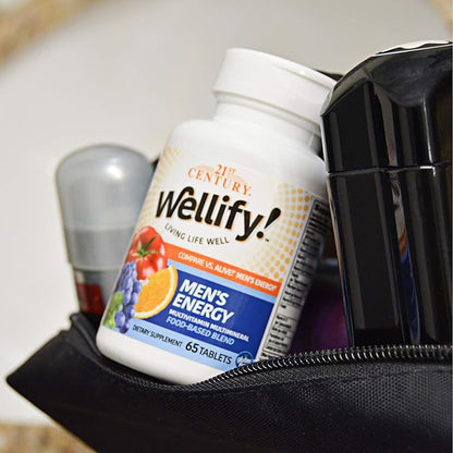 21st Century Wellify Men's Energy Multivitamins with Minerals, 65 Count (Pack of 2)