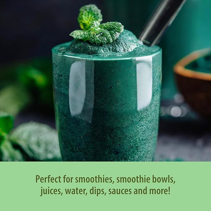 Organic Traditions Organic Chlorella Powder, Vegan Non-GMO Organic Superfood, 5.3oz (150g) Bag, 30 Servings per Bag