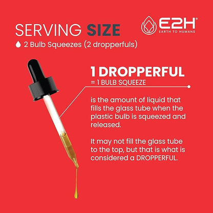 E2H Red Banded Polypore Extract - Mushroom Supplement Formula for Immune Support, Digestive Health, Energy and Natural Immunity Boost - Non-GMO, Vegan (3 Bottles)