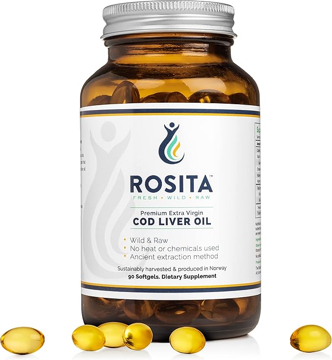 Rosita Extra Virgin Cod Liver Oil Softgels