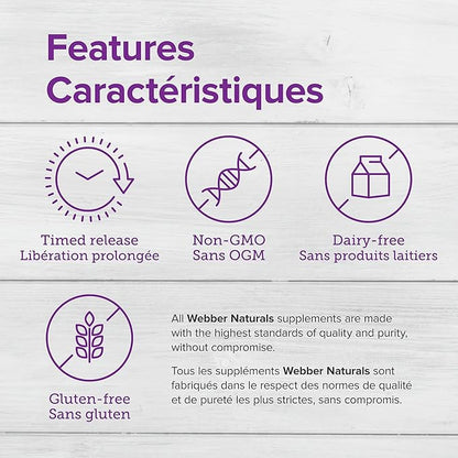 Webber Naturals Vitamin C Time Release 1000 mg, 150 Tablets