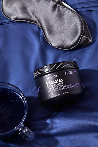 PEscience Haze Sleep Powder, Unflavored, Sleep Support with 5-HTP and Magnesium Glycerophosphate, 30 Servings, Melatonin-Free
