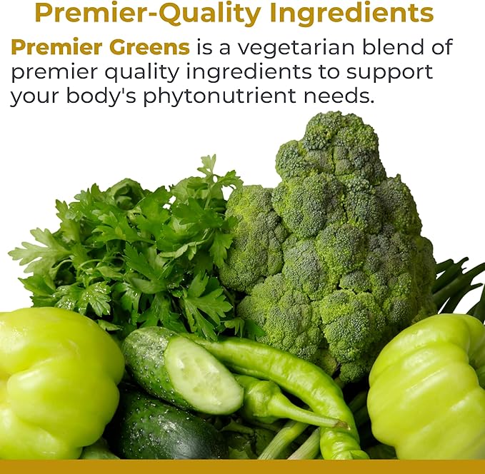 Premier Research Labs Greens Capsules - Super Greens Capsules, Greens Supplements, Super Greens Pills for Wellness, Veggie Pills with Leafy Greens, Kale, Chlorella - 150 Vegetarian Capsules