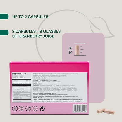 Cranbycyst Max – UTI Treatment for Women – 9 Glasses of Cranberry Juice in 1 Serving – Sugar-Free Cranberry Pills – Urinary Tract Health Support & UTI Protection – 30 CT