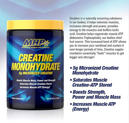 Maximum Human Performance Mhp Micronized Creatine, 300 g