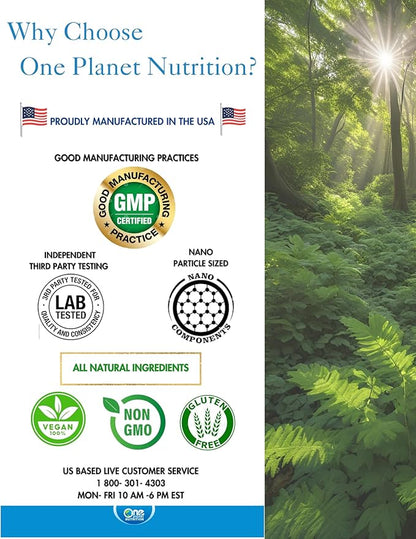 Nano Bacopa Powder 8 oz (227 Servings), Bacopa monnieri Extract, Nano for Easy Absorption, Enhances Memory & Focus, Excipient-Free, Non-GMO, Vegan, Gluten-Free