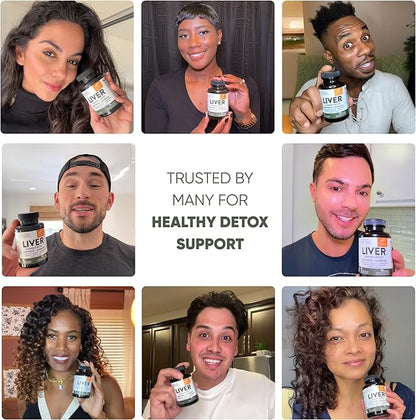 Sandhu's Liver Cleanse Detox & Repair Support | Supplement for Liver Health and Renew | 70 Veg Capsules | Milk Thistle Dandelion Root Andrographis with 8 Herbal Minerals for Men & Women