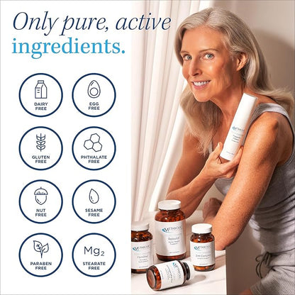 Metabolic Maintenance CoQ10 Capsules - 100mg CoenzymeQ10 with Vitamin C - Antioxidant, Immune, Energy + Cardiovascular Support (60 Capsules)