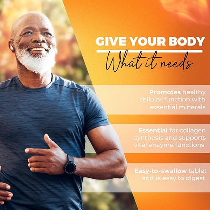 Copper Supplement with Zinc, Selenium, Boron, Molybdenum, and Vitamin C | Copper Protocol for Men & Women | Supports Joint Health | Essential Minerals for Daily Wellness | 90 Tablets