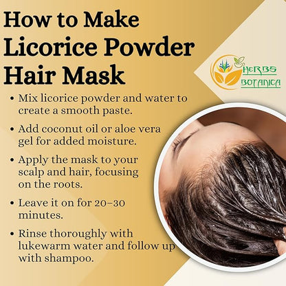 Licorice Root Powder Natural – Mulethi (Yastimadu) Powder (Glycyrrhiza Glabra) for Skin Care, Herbal Tea, Digestive Support & Wellness – 2 oz