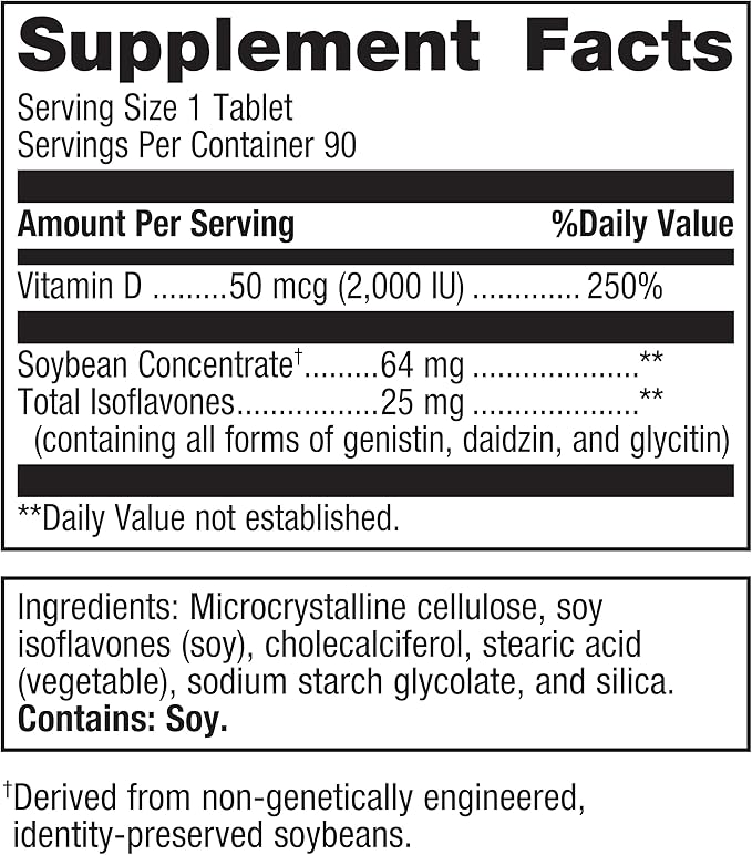 Metagenics D3 2000 Complex - Vitamin D3 Supplement - With Isoflavones for Absorption* - Bone Health & Immune Support* - Non-GMO & Gluten Free - 90 Count