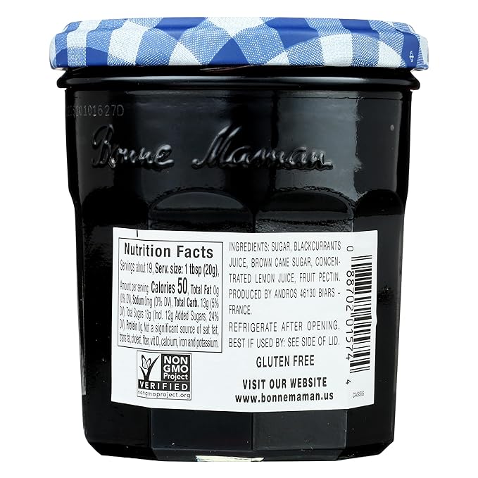 Bonne Maman Black Currant Jelly, 13 Ounces
