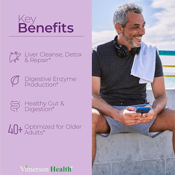 Liver Cleanse Detox & Repair Milk Thistle Supplement - Natural Liver Support - Artichoke Extract & Digestive Enzymes. Dandelion Root Supplement to Support Digestion & Promote Cellular Repair. 90 Caps
