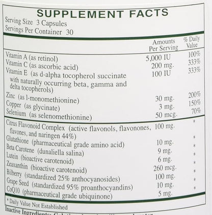 Rx Vitamins The Ocular Formula Dietary Supplement, 90 Capsules (Pack of 2)