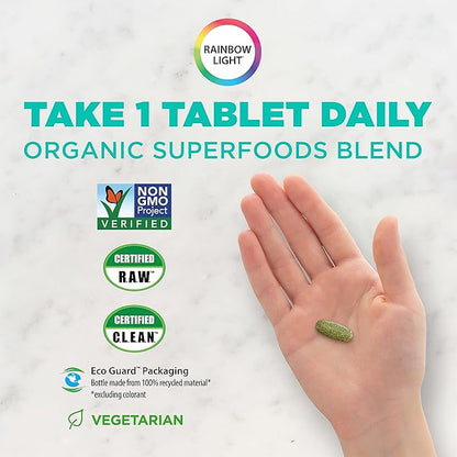 Rainbow Light Active Adult 50+ Multivitamin, 180 Tablets (Package May Vary)