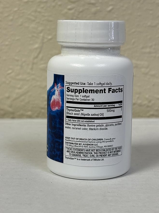 Juvenon ThymoGel - Supplement with Black Seed Oil
