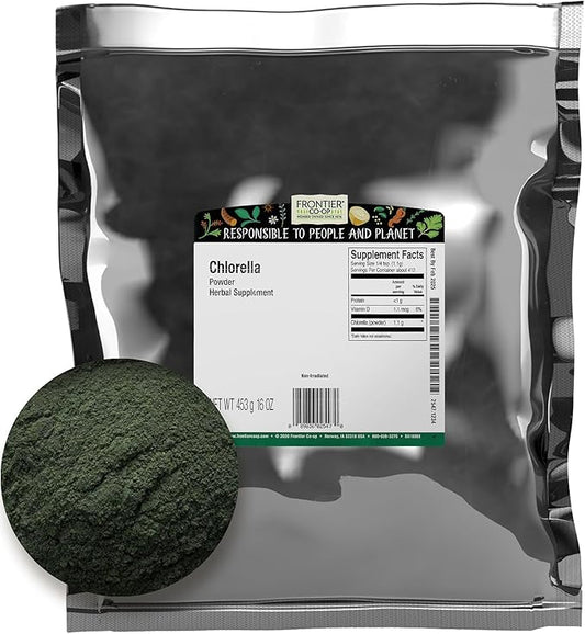 Frontier Bulk Chlorella Powder, 16 Ounce