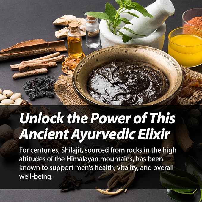 Nugenix Essentials Shilajit Capsules Supplement - 500mg, Standardized to 50% Fulvic Acids, Himalayan, Pure Shilajit for Men, 60 Capsules