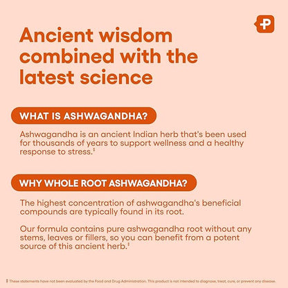 Physician's CHOICE Ashwagandha Supplement - 1950mg of Bioavailable Organic Ashwagandha Root Powder - Black Pepper Extract, Stress Support, Mood Support Supplement, 90 Veggie Ashwagandha Capsules