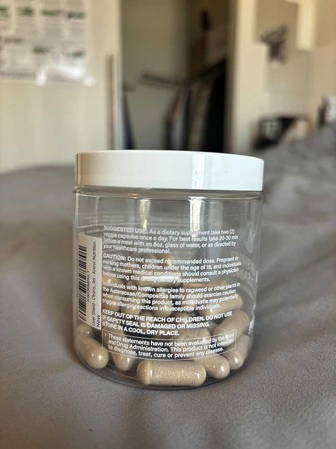 Liver Shield & Cleanse | Herbal Liver Cleanse Detox & Repair Supplement | Milk Thistle & Artichoke Extract Supplements | Fatty Liver & Health Support | 120 Capsules for Men and Women