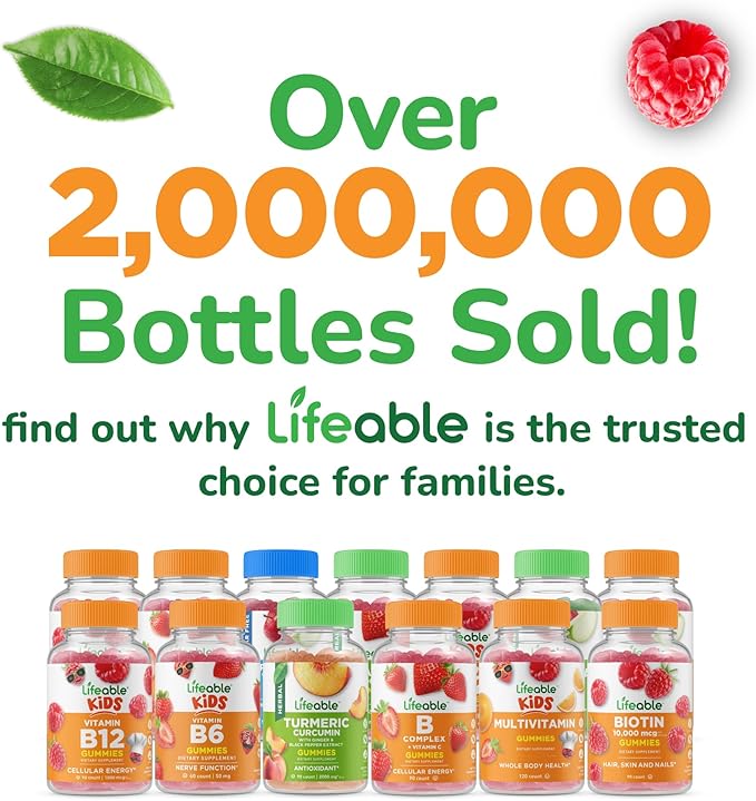 Lifeable Black Cohosh Gummies | 500 mg | Black Cohosh for Menopause Hot Flashes and Night Sweats Relief for Women | Non GMO and Vagan Herbal Supplements | 90 Gummies