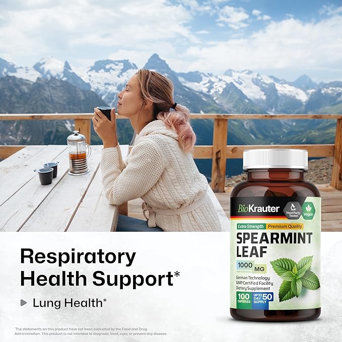 BIO KRAUTER Spearmint 100 Capsules & Stinging Nettle 100 Capsules