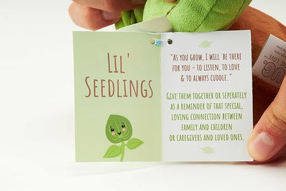 Hug Feel The Love Soil Mates – Aloe – Plush Plant Home Decor, Plush Shelf Decor, Cute Home Decor, Lil’ Seedlings Plush Toy, Thoughtful Message, 9 inches