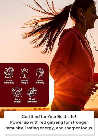 Korean Food Sanglimwon Red Ginseng Gold Stick, 7mg Ginsenosides, 100 Sticks (4-Month Supply), Bulk Korean Panax Ginseng Extract for Energy and Wellnes, 상림원 홍삼