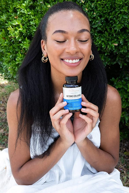 Live Conscious Beyond Collagen Multi Collagen Capsules - Types I, II, III, V & X - Hydrolyzed Blend with Biotin & Vitamin C for Hair, Skin, Nails 90 Capsules