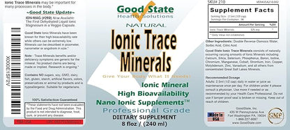 Good State Liquid Ionic Trace Minerals (96 servings at 125 mg - 8 fl oz)