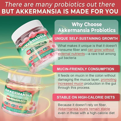 Bundle: Akkermansia Probiotics Gummies & Methylated B Complex Vitamin Gummies for Women